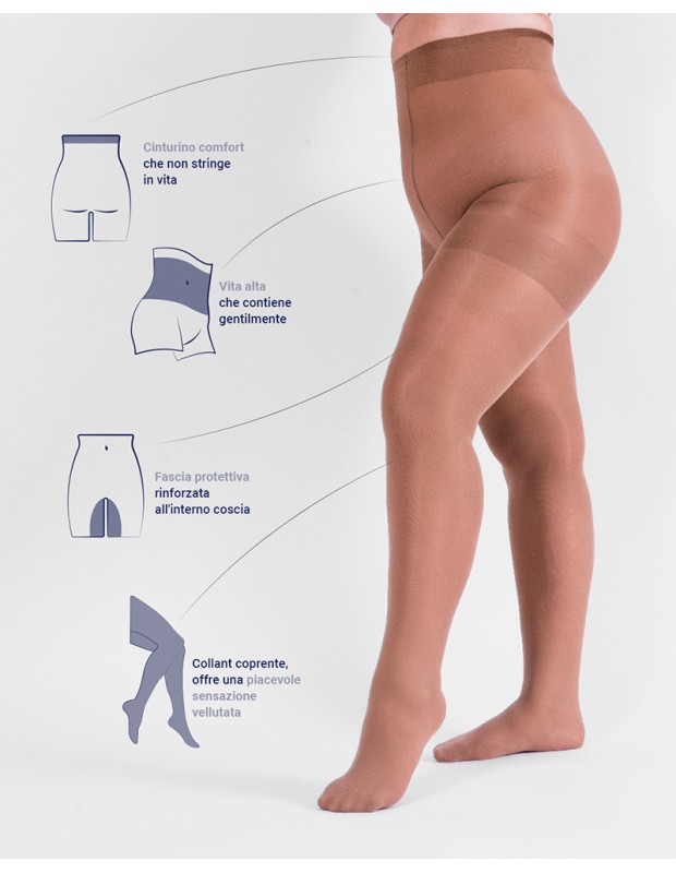 Tallone Collant In Filanca 12 Paia Collant Vignoni Pratic Cip 20