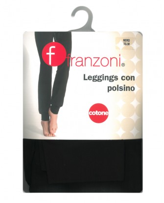 LEGGINGS COTTON CON POLSINO